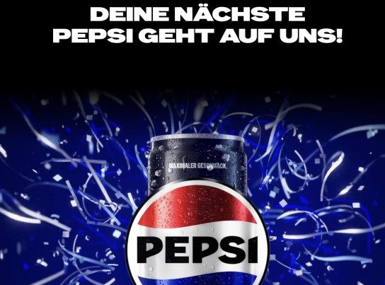 Pepsi gratis testen