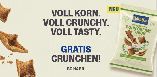 Wasa Crunchy Bites gratis testen