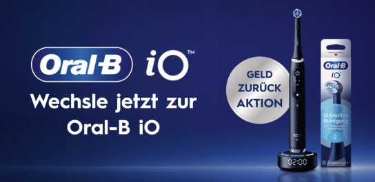 Oral-B iO mit bis zu 45 € Cashback