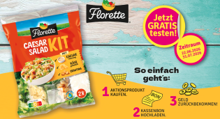 Florette Caesar Salad Kit gratis testen