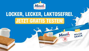MinusL Milchsnack gratis testen