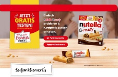 nutella B-ready gratis testen