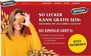 McVitie´s-Produkt gratis testen McVitie´s-Produkt gratis testen