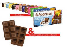 Schogetten: gratis Backform
