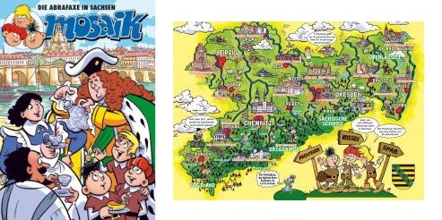 Land Sachsen: kostenloser MOSAIK-Comic Land Sachsen: kostenloser MOSAIK-Comic