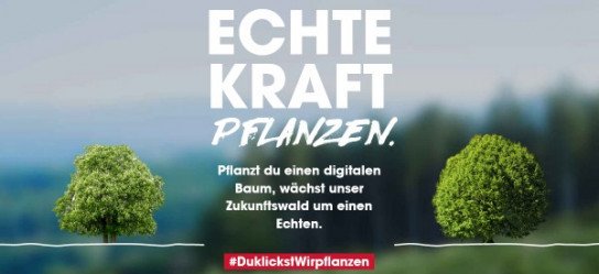 Gerolsteiner: kostenlos einen Baum pflanzen Gerolsteiner: kostenlos einen Baum pflanzen