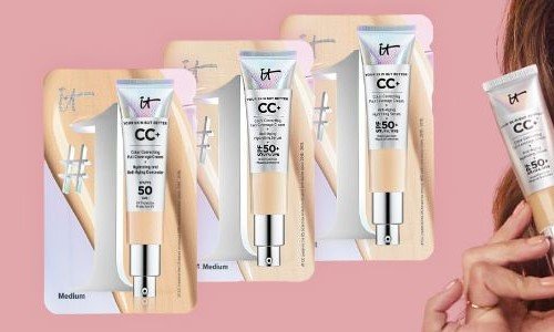 IT Cosmetics: 5.000 Proben-Sets CC+ Cream gratis IT Cosmetics: 5.000 Proben-Sets CC+ Cream gratis