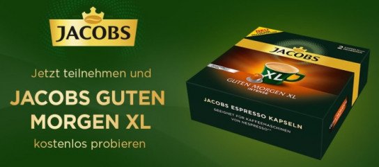 Jacobs: Espressokapsel kostenlos probieren
