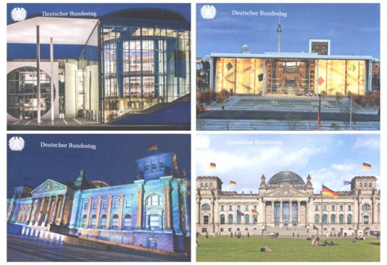 Deutscher Bundestag: kostenlose Postkarten vom Reichstagsgebäude und mehr