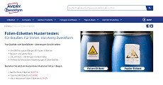 Avery Zweckform: Muster-Set mit Folienetiketten