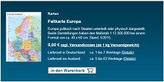 bpb: Europa Faltkarte