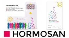 Hormosan: Blister-Etui für Pillen / Tabletten und Zykluskalender gratis