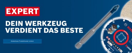 Bosch: gratis Werkzeug-Muster bestellen Bosch: gratis Werkzeug-Muster bestellen
