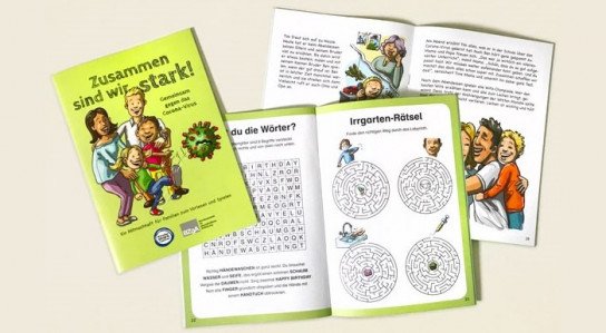 BZgA: kostenloses Mitmach-Heft für Kinder