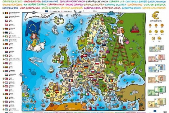 Europäische Union: Europakarte und Mitmachhefte kostenlos bestellen