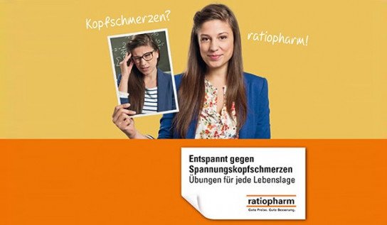Ratiopharm: gratis CD zur Entspannung gegen Kopfschmerzen