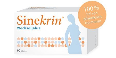 Sinekrin: Gratisprobe Nahrungsergänzung für Wechseljahresbeschwerden - wieder verfügbar Sinekrin: Gratisprobe Nahrungsergänzung für Wechseljahresbeschwerden - wieder verfügbar