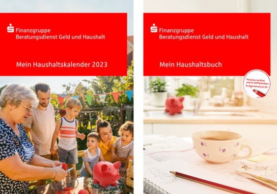 Sparkasse: Haushaltskalender 2023 & diverse Ratgeber