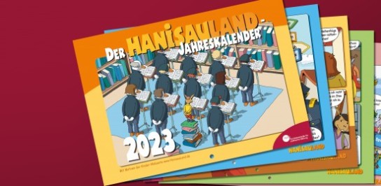 bpb: gratis HanisauLand-Wandkalender 2023