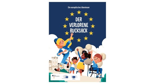 Bundesregierung: kostenloses Rätsel- & Malheft inkl. Europa-Poster & Stickerbogen