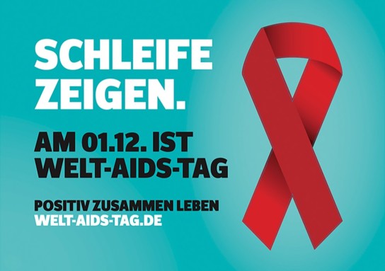 Welt-AIDS-Tag: gratis Poster und Postkarte zum Welt-AIDS-Tag