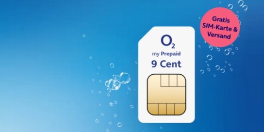 o2: gratis SIM-Karte mit 1€ Startguthaben