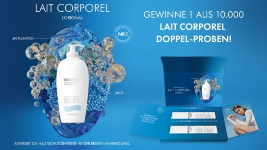 Biotherm: 10.000 Duo-Gratisproben Körperpflegemilch 