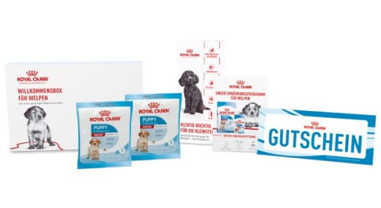 Royal Canin: 14.245 kostenlose Welpen-Boxen für Hunde