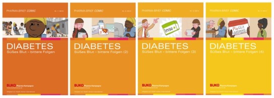 BUKO Pharma: gratis Comics & Informationsmaterial zum Thema Diabetes