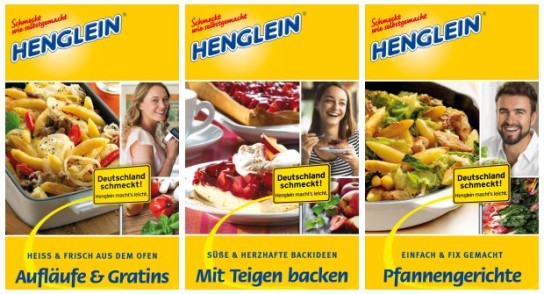 Henglein: kostenlose Rezepthefte | wieder verfügbar