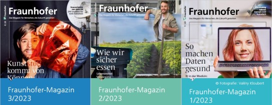 Fraunhofer Gesellschaft: gratis Forschungs-Magazin | Neue Ausgabe 3/2023