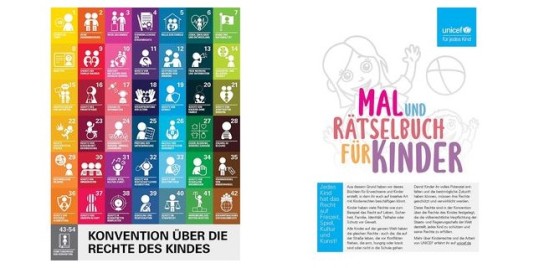 Unicef: kostenloses Poster, Mal- & Kinderbuch und mehr