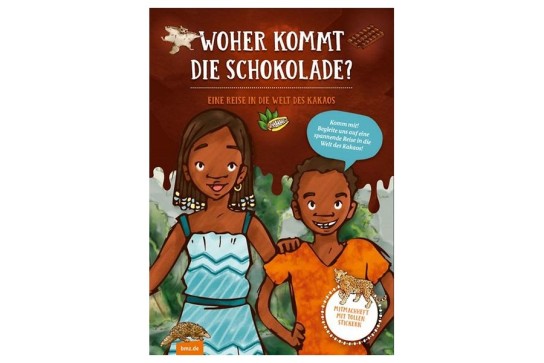 Bundesregierung: interaktives Stickerbuch über Schokolade (für Kinder)