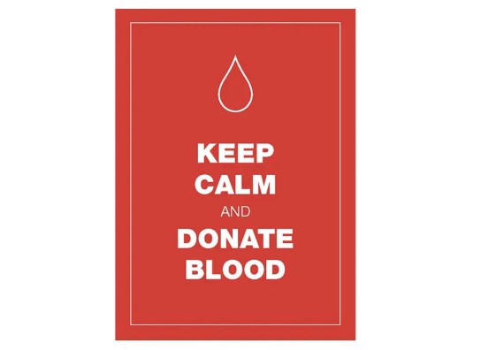 DRK-Blutspendedienst: gratis Postkarten als Werbematerial für die Blutspende