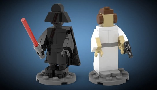 Lego: Star Wars Darth Vader und Princess Leia Figuren gratis