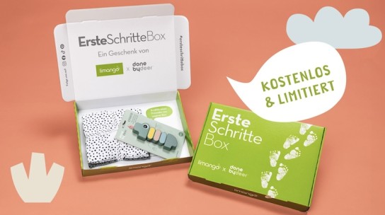 Limango: jeden Monat eine Chance auf eine von 500 ErsteSchritteBoxen