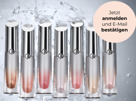 Armani Beauty: 30.000 kostenlose Lipgloss Proben