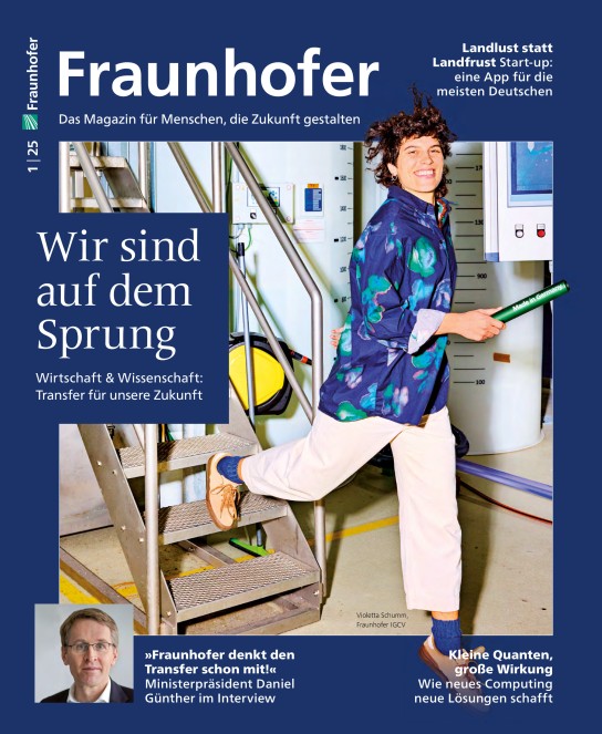 Fraunhofer Gesellschaft: gratis Forschungs-Magazin | Neue Ausgabe 1/2025
