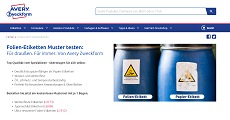 Avery Zweckform: Muster-Set mit Folienetiketten