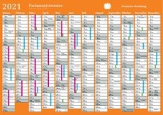 Deutscher Bundestag: kostenlose Kalender für 2020 und 2021 bestellen