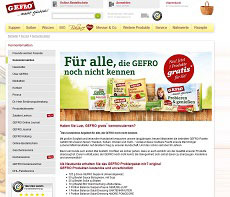 Gefro Probierpaket mit Suppen, Soßen, Würzmischungen & Salatdressing