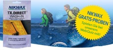 Nikwax: Gratisprobe Imprägnierung für Outdoor-Bekleidung