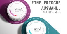 skruf: eine Dose Kautabak gratis zum Ausprobieren