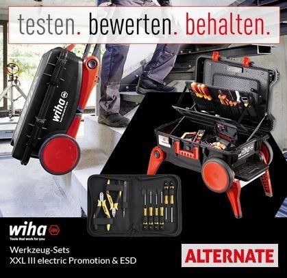 ALTERNATE: Wiha Werkzeug-Set XXL III Elektrik / Werkzeugtasche ESD Produkttest ALTERNATE: Wiha Werkzeug-Set XXL III Elektrik / Werkzeugtasche ESD Produkttest