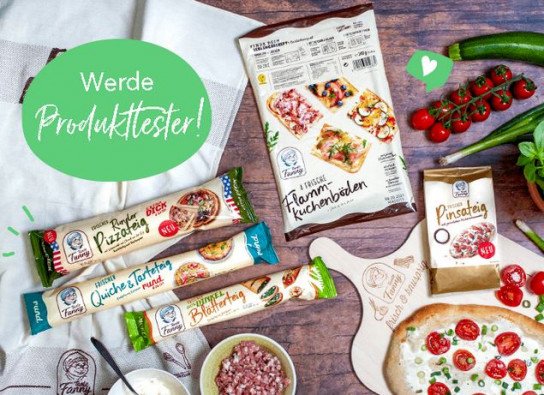 brandnooz: 1.500 Tester für vielfältige Frischteige von Tante Fanny gesucht brandnooz: 1.500 Tester für vielfältige Frischteige von Tante Fanny gesucht