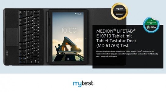 mytest: MEDION LIFETAB E10713 Tablet mit Tastatur Dock - 10 Tester benötigt mytest: MEDION LIFETAB E10713 Tablet mit Tastatur Dock - 10 Tester benötigt