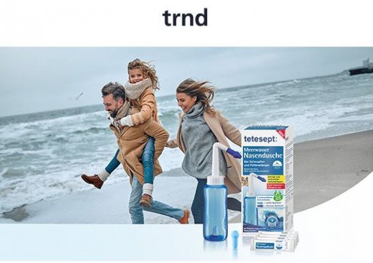trnd: 1400 Teilnehmer*innen für tetesept Meerwasser Nasendusche gesucht trnd: 1400 Teilnehmer*innen für tetesept Meerwasser Nasendusche gesucht