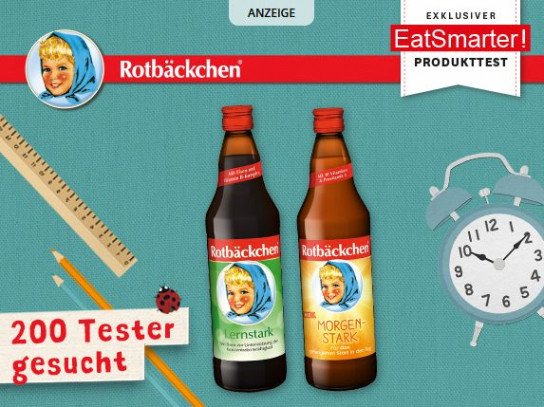 EatSmarter!: 200 Tester für Rotbäckchen-Saft gesucht EatSmarter!: 200 Tester für Rotbäckchen-Saft gesucht