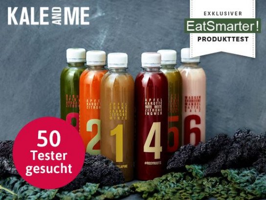 EatSmarter: die 3-Tage-Saftkur von Kale&Me - jetzt Produkttester werden EatSmarter: die 3-Tage-Saftkur von Kale&Me - jetzt Produkttester werden