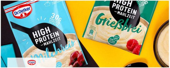brands you love: 800 Tester für Dr. Oetker High Protein Milchreis & Grießbrei gesucht